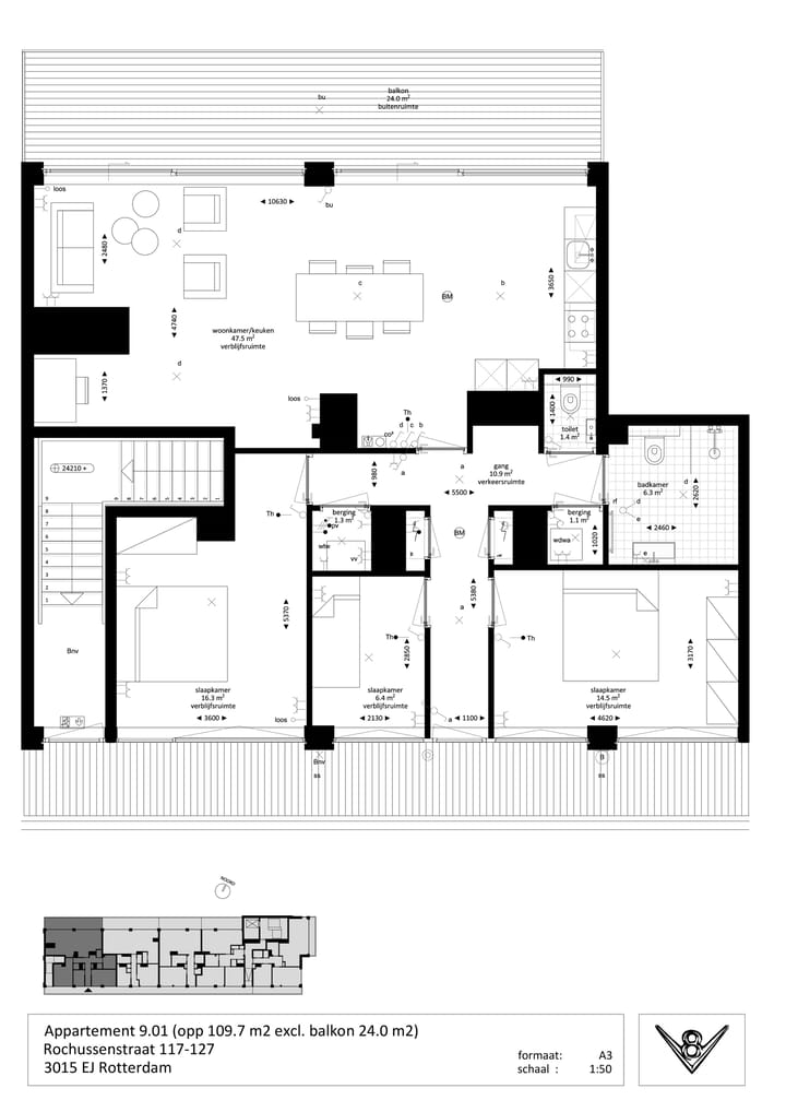 Foto 2 van Rochussenstraat 125-P