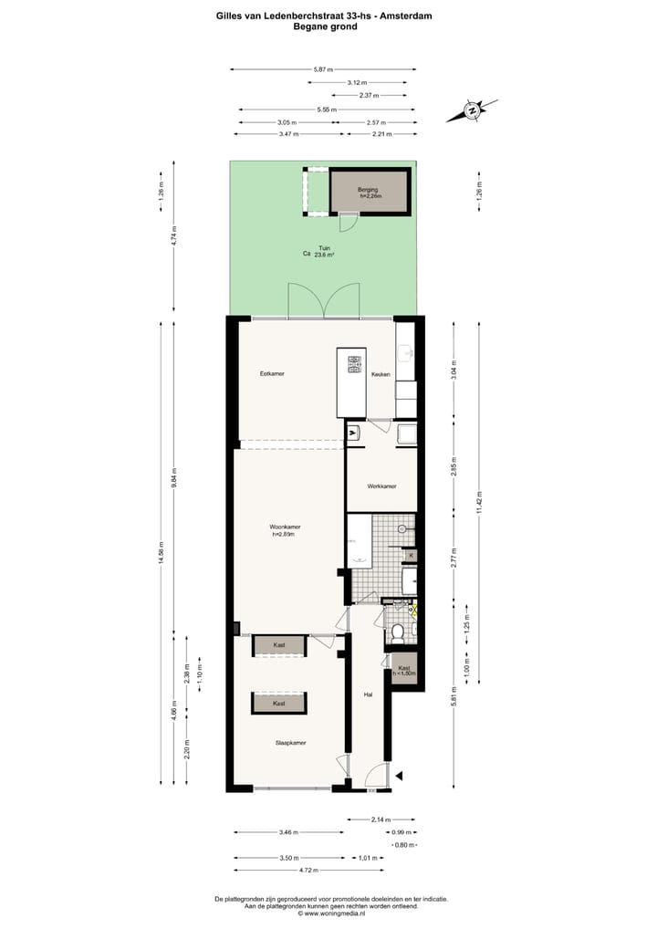 Foto 28 van Gillis van Ledenberchstraat 33-H
