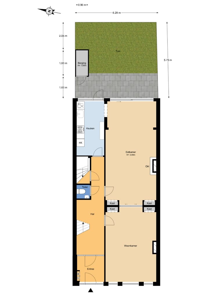 Foto 33 van Kranenburgweg 5