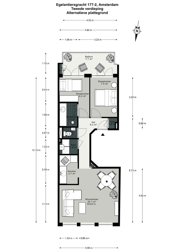 Foto 29 van Egelantiersgracht 177-2