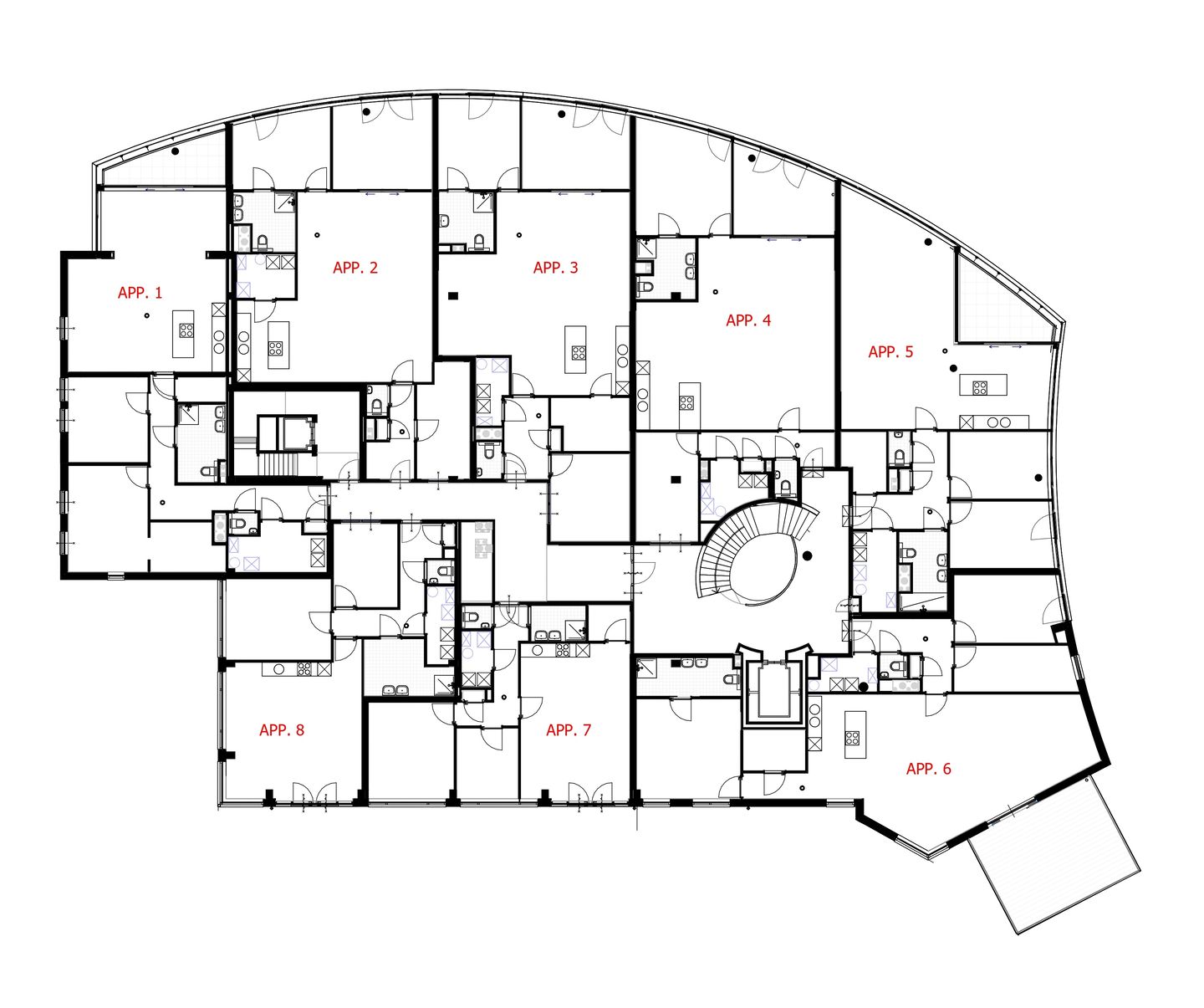 Foto 4 van Appartementen eerste verdieping 1.5 (Bouwnr. 5)