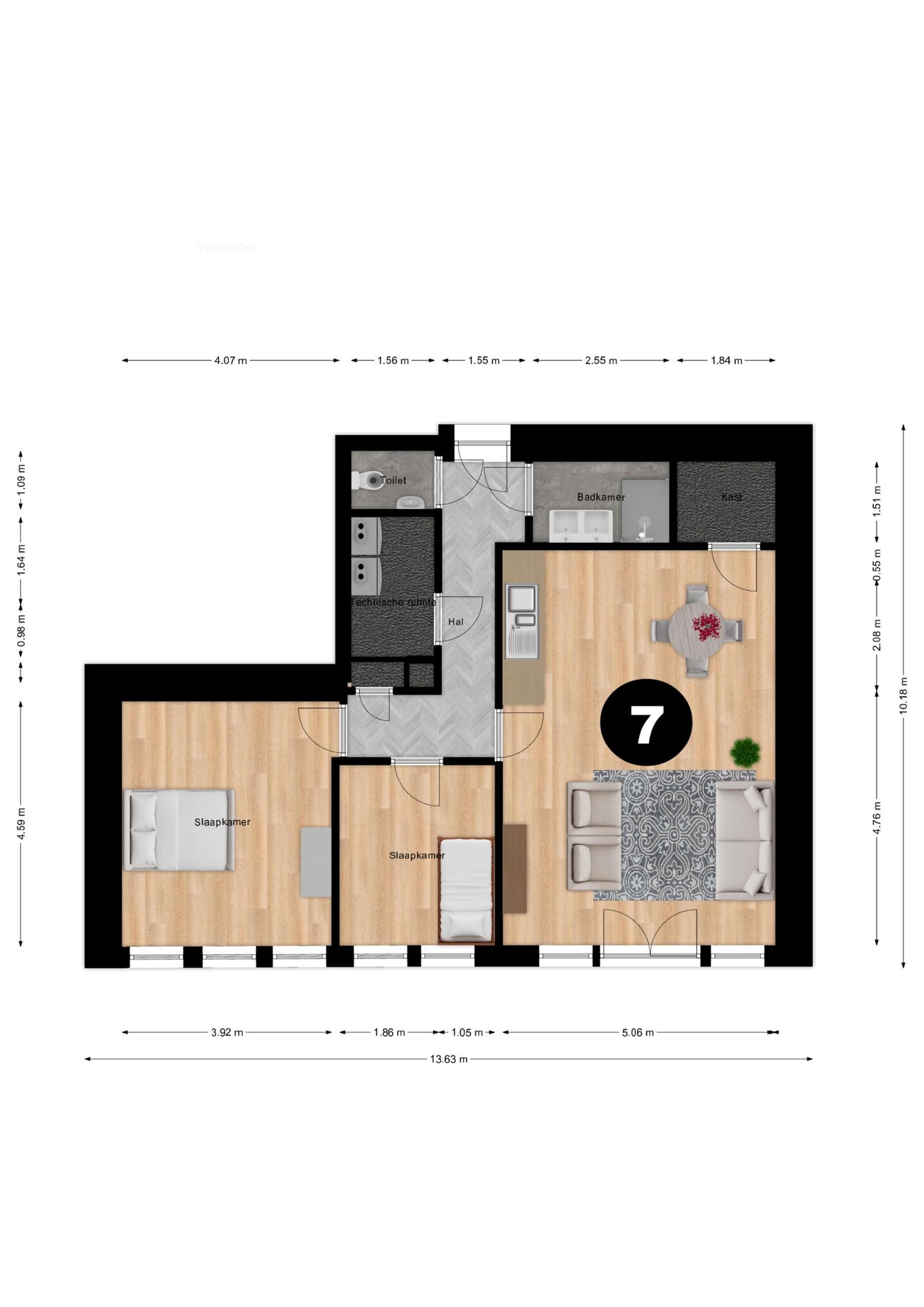 Photo 5 of Appartementen eerste verdieping 1.7 (Bouwnr. 7)