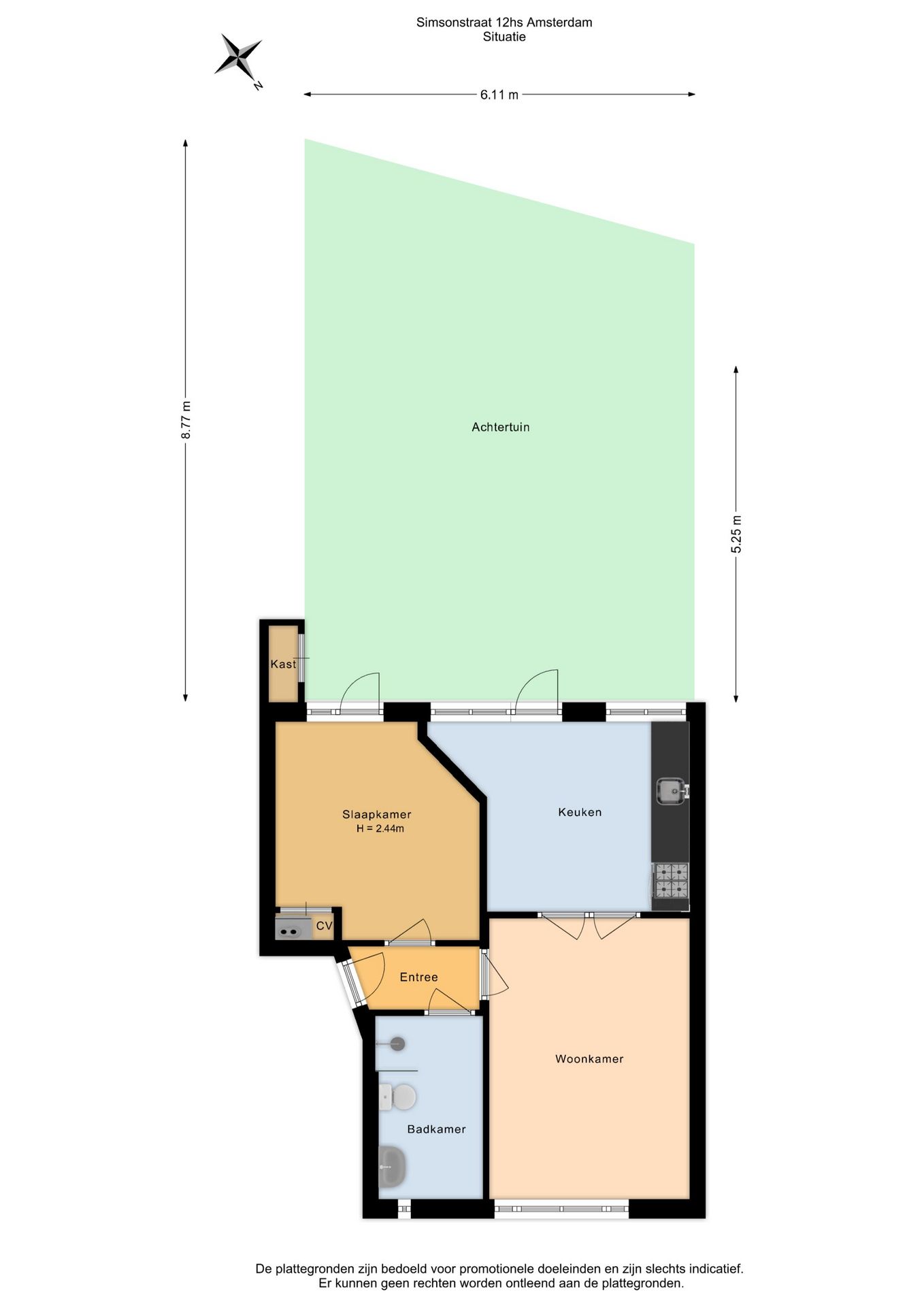 Foto 50 van Simsonstraat 12-H