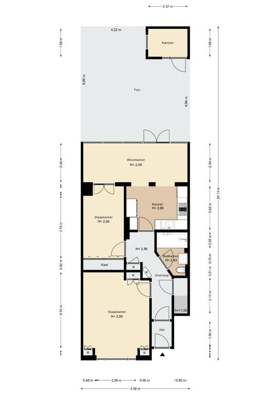 Foto 28 van Hectorstraat 36-H