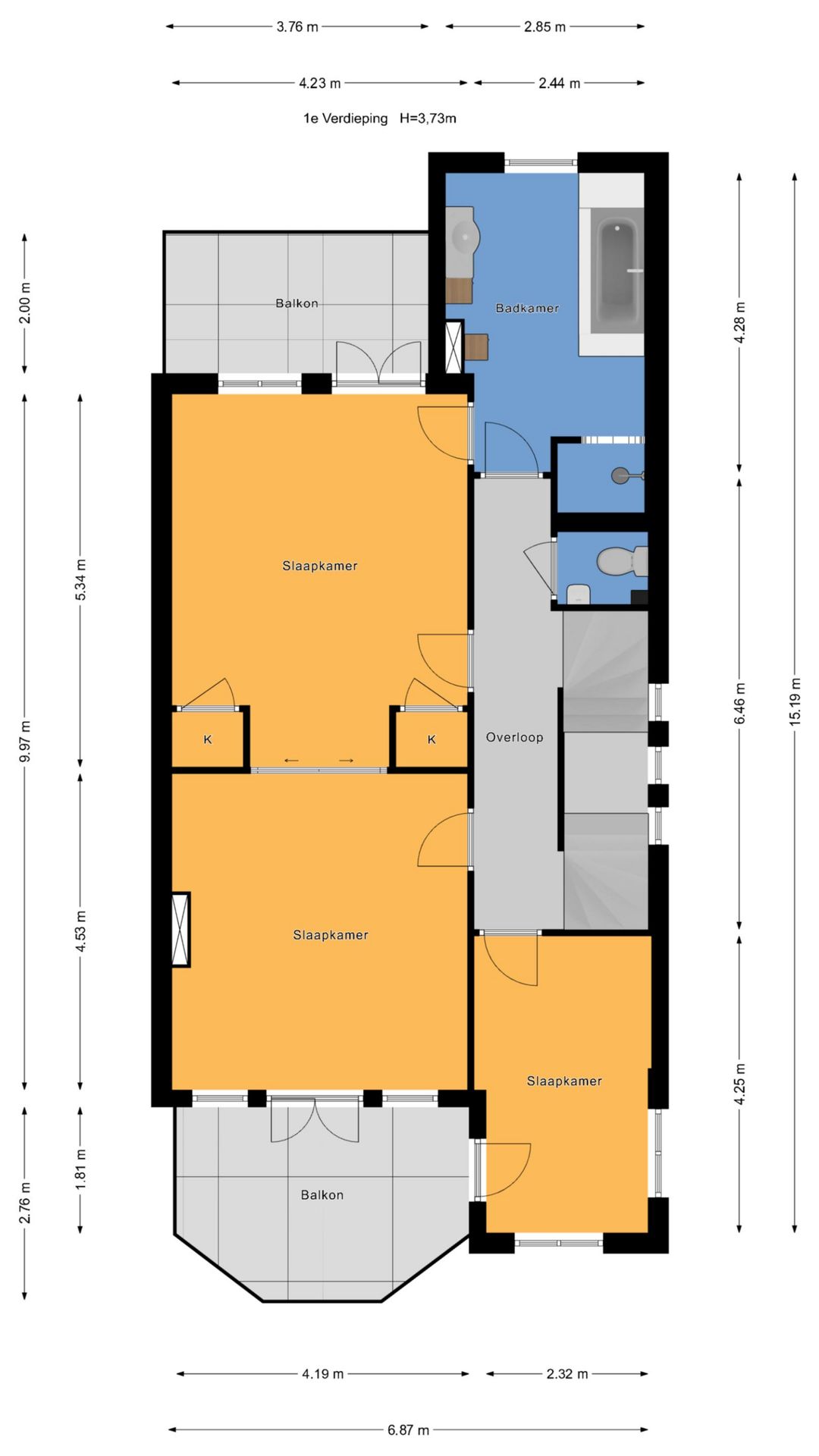 Foto 71 van Johan van Oldenbarneveltlaan 46-B