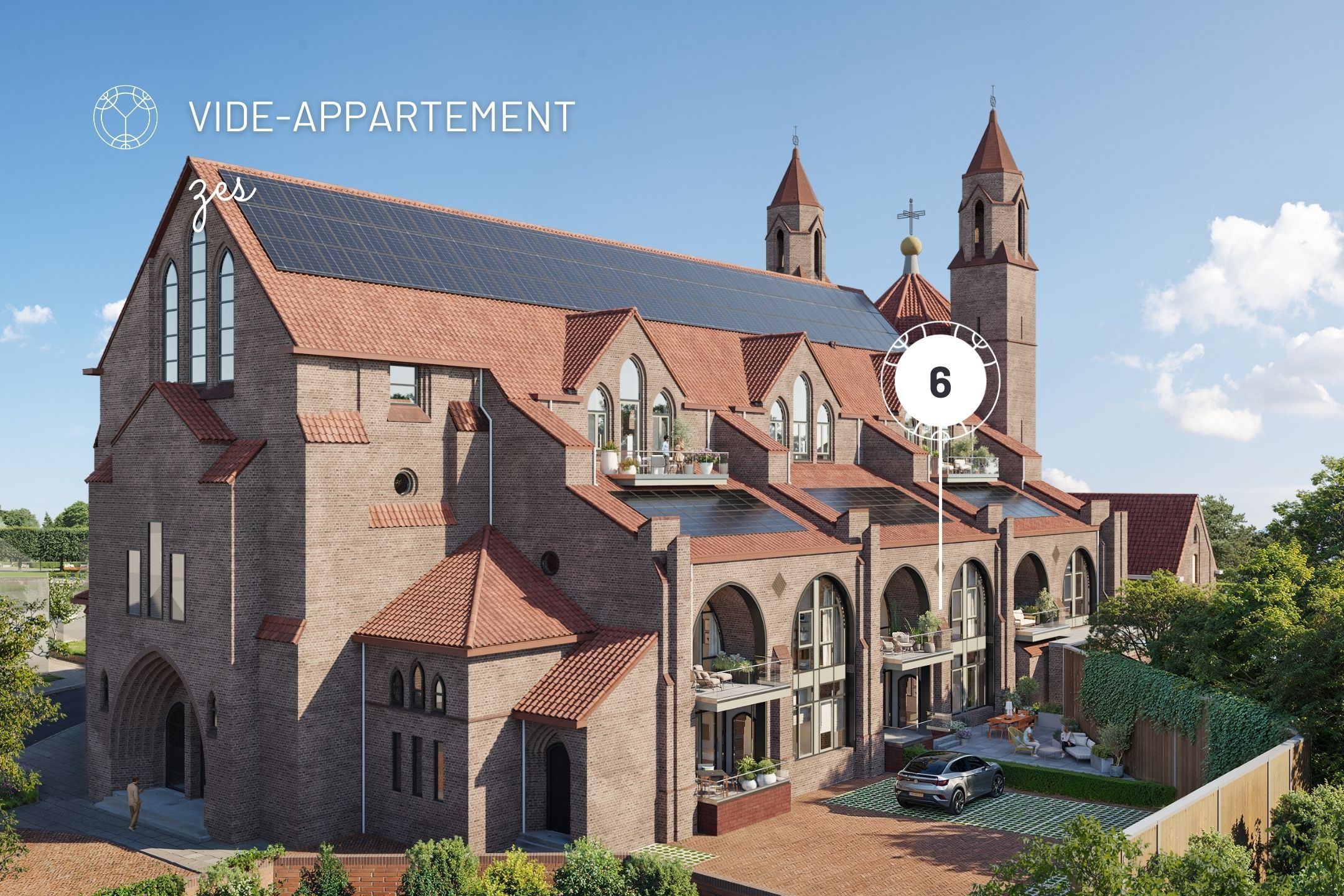 3EEN - Appartement zes (Bouwnr. 6)  false