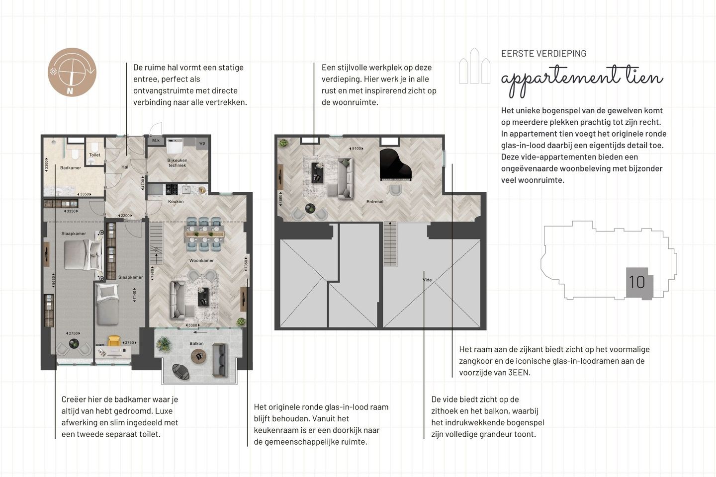 Photo 19 of 3EEN - Appartement tien (Bouwnr. 10)