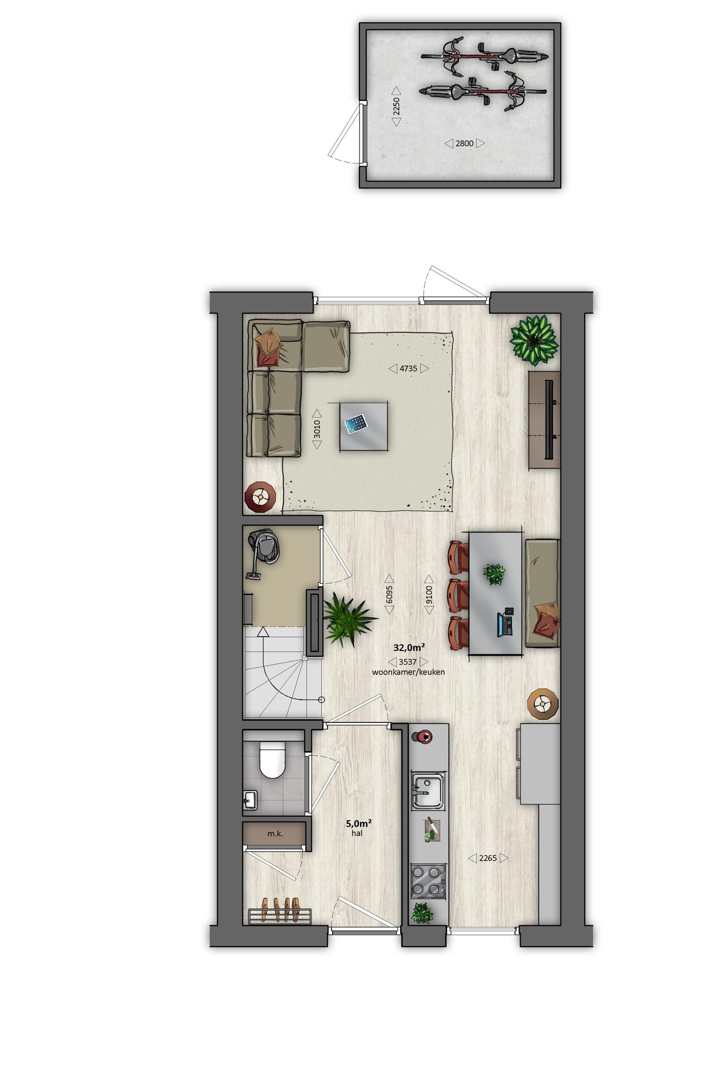 Foto 4 van AF1s (Albatros) | tussenwoning (Bouwnr. 231)