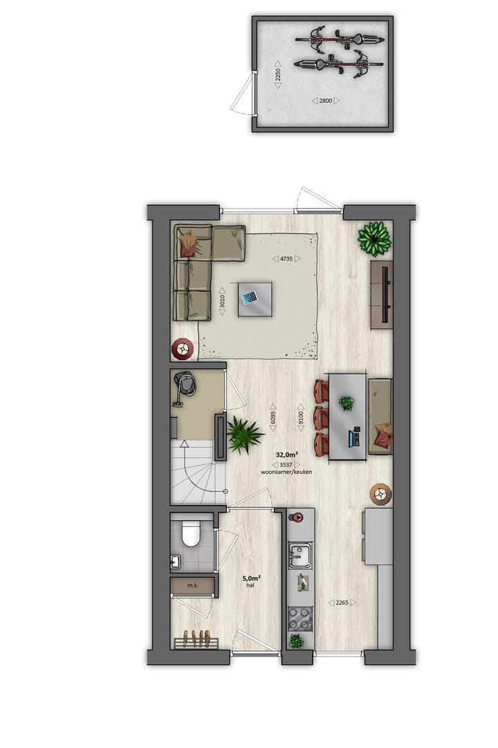 Foto 4 van AF1s (Albatros) | tussenwoning (Bouwnr. 231)