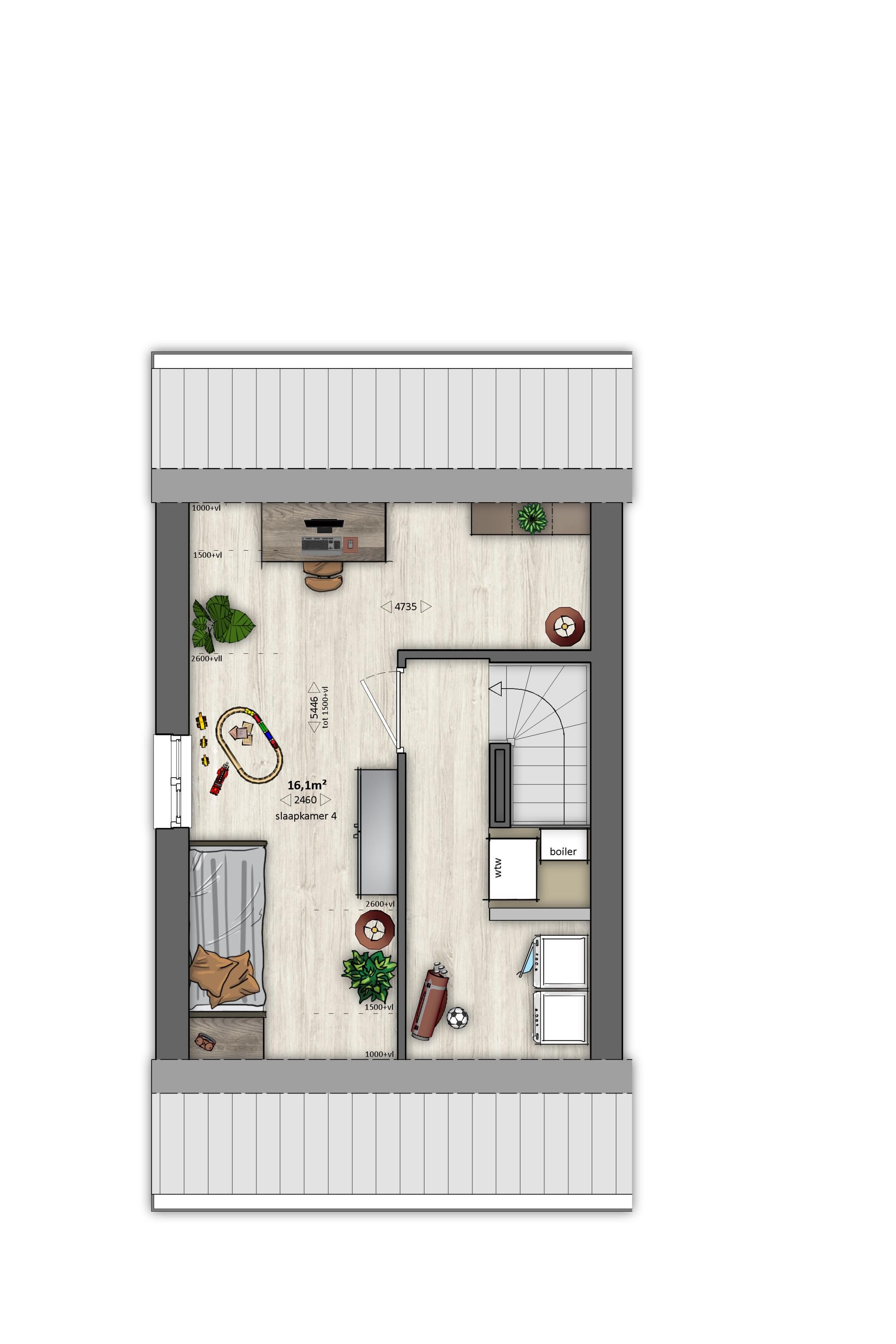 Foto 6 van AF3s (Albatros) | hoekwoning (Bouwnr. 229)