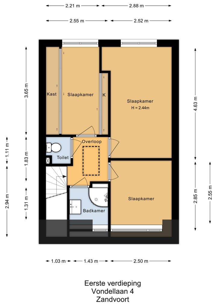 Foto 39 van Vondellaan 4