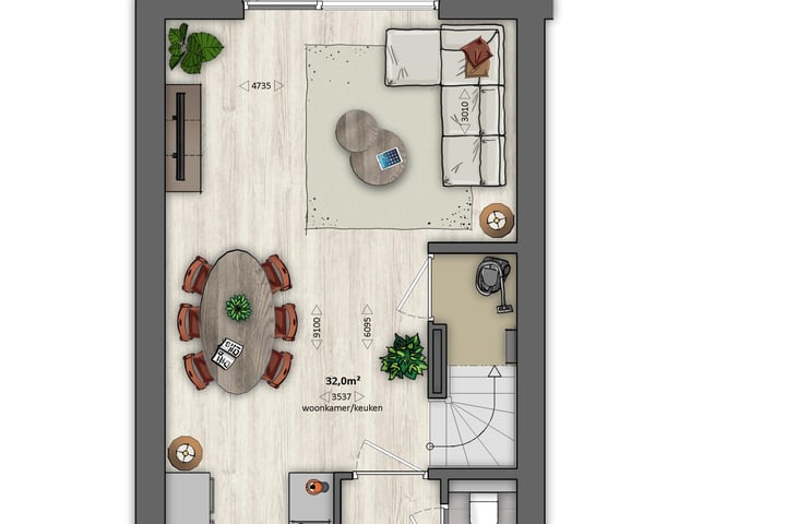 Foto 4 van AF3s (Albatros) | hoekwoning (Bouwnr. 254)