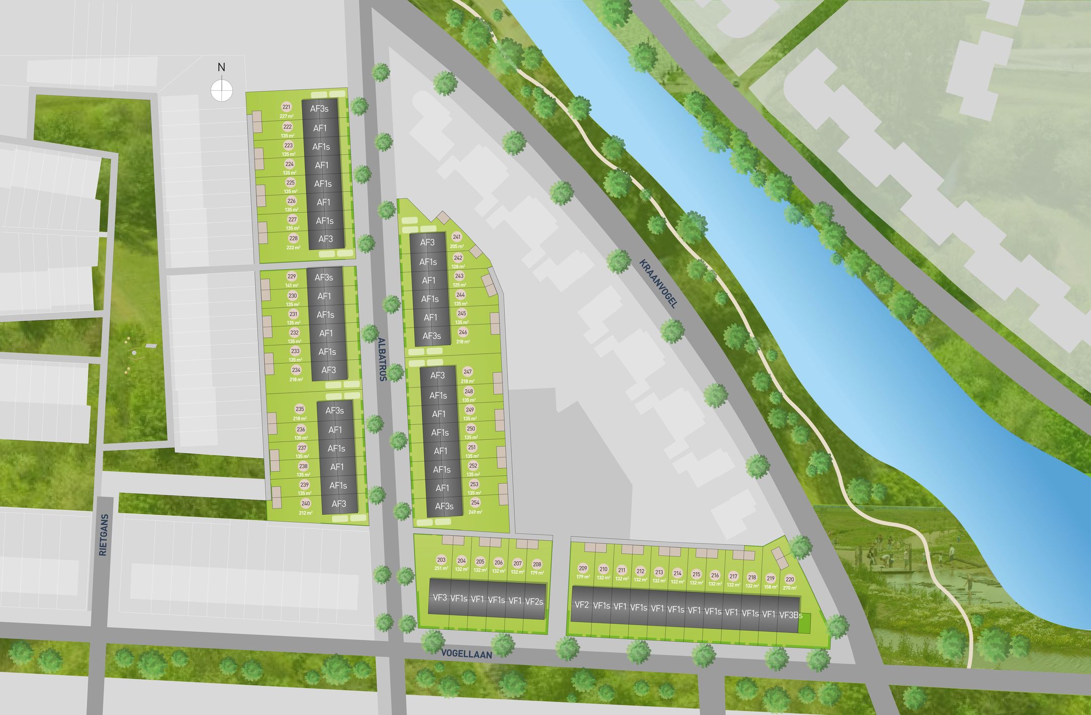 Foto 3 van VF1 (Vogellaan) | tussenwoning (Bouwnr. 205)