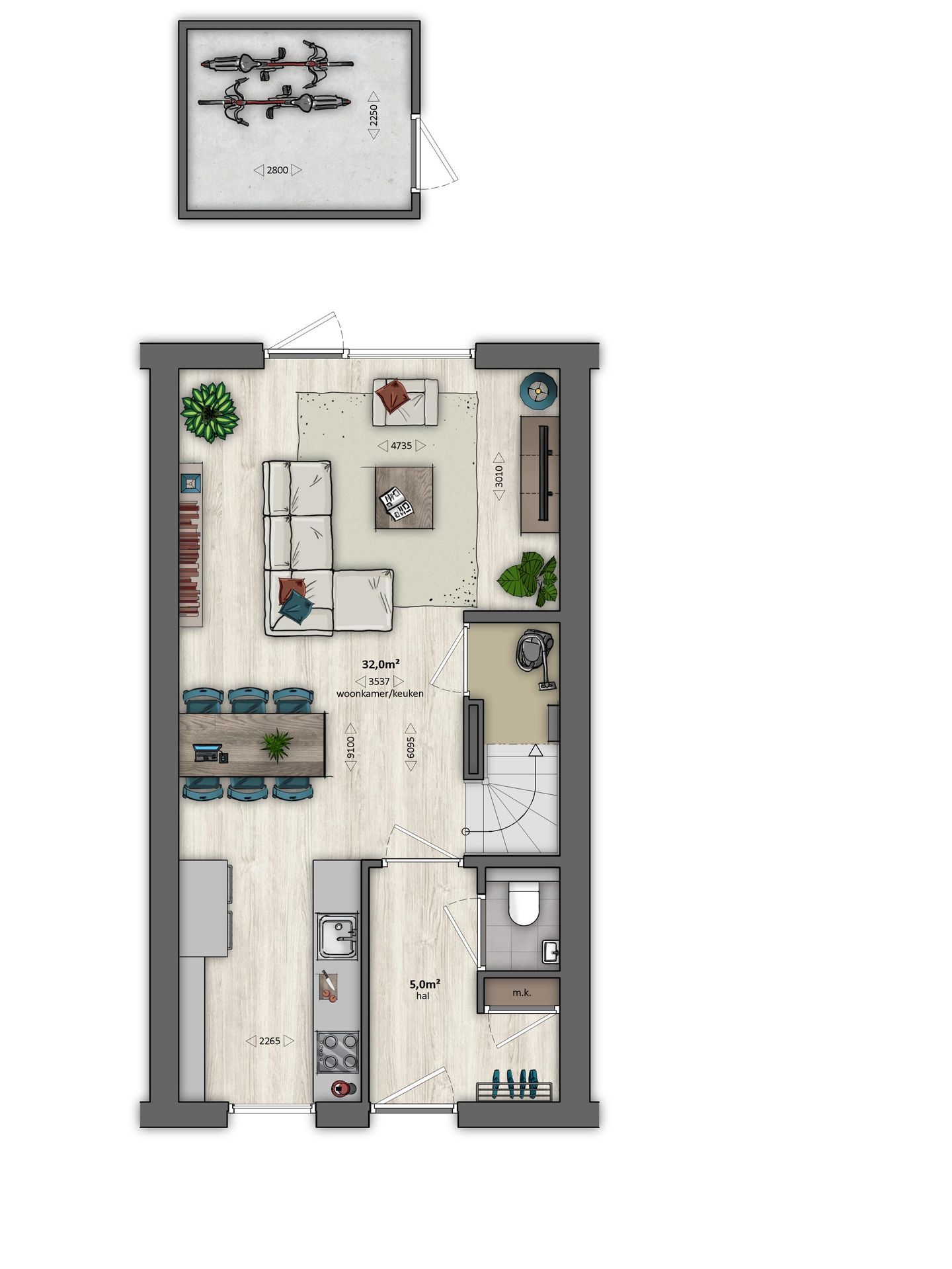 Foto 4 van VF1 (Vogellaan) | tussenwoning (Bouwnr. 211)