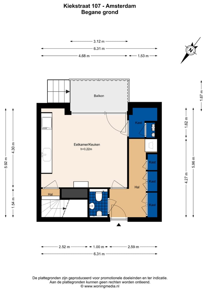 Foto 27 van Kiekstraat 107