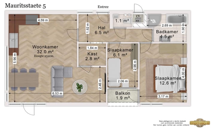 Foto 2 van Mauritsstaete 5