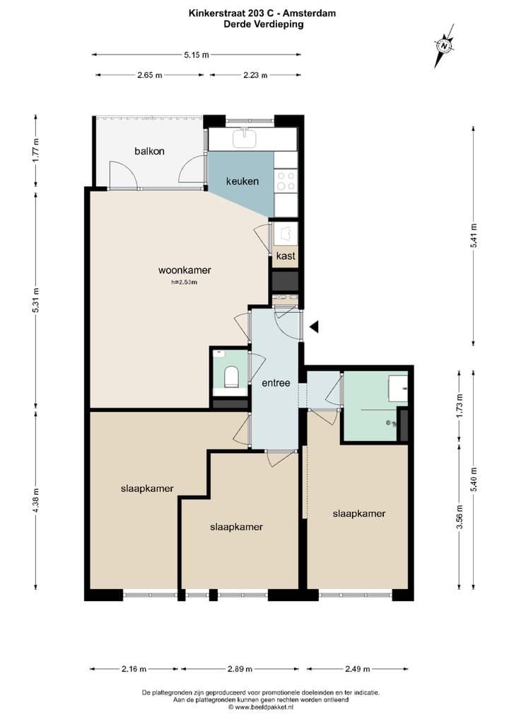 Foto 30 van Kinkerstraat 203-C