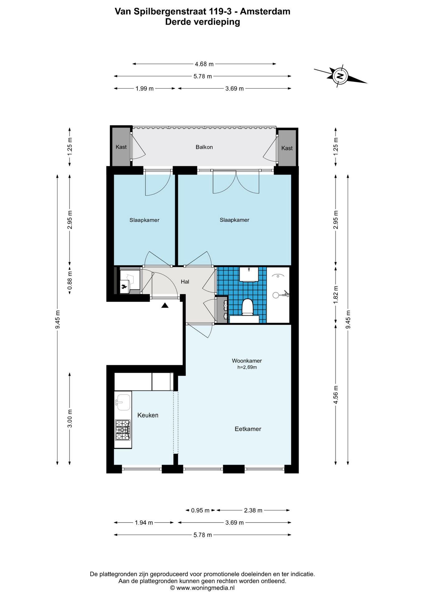 Foto 19 van Van Spilbergenstraat 119-3