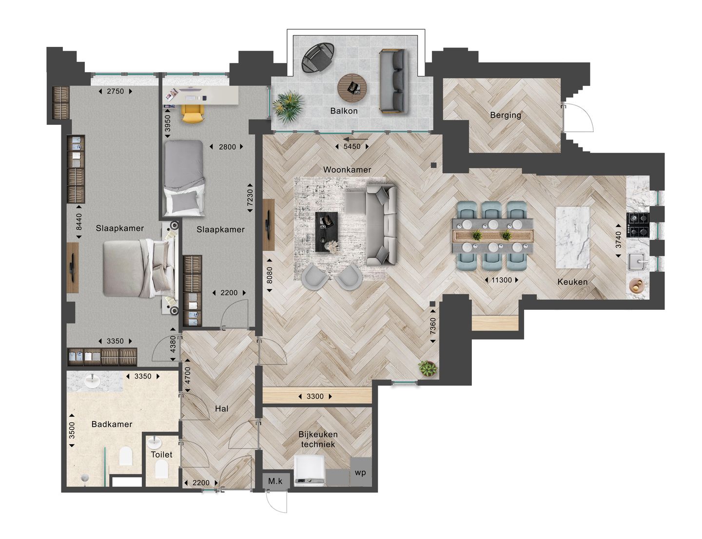 Foto 19 van 3EEN - Appartement twee (Bouwnr. 2)