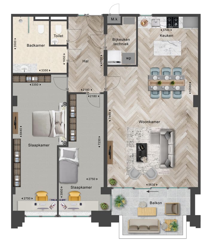 Foto 17 van 3EEN - Appartement drie (Bouwnr. 3)