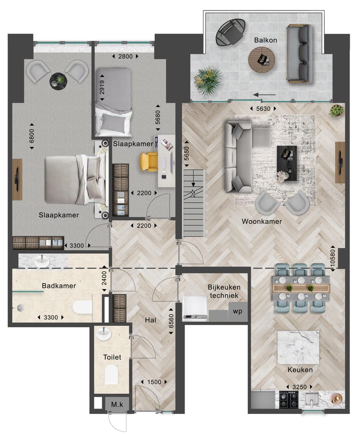 Photo 20 of 3EEN - Appartement zes (Bouwnr. 6)