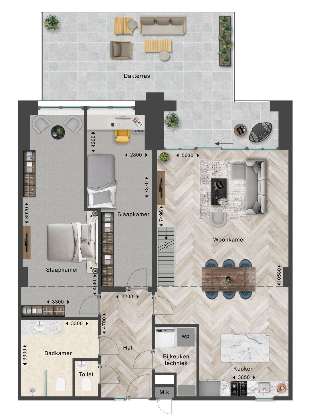 Foto 17 van 3EEN - Appartement vijf (Bouwnr. 5)