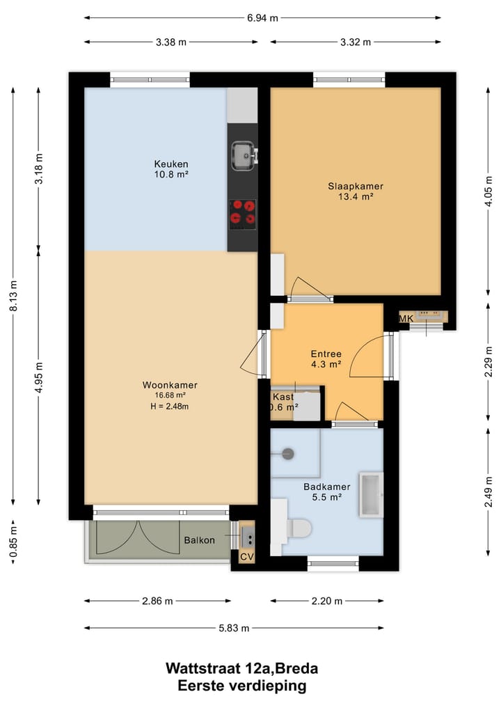 Photo 29 of Wattstraat 12-A