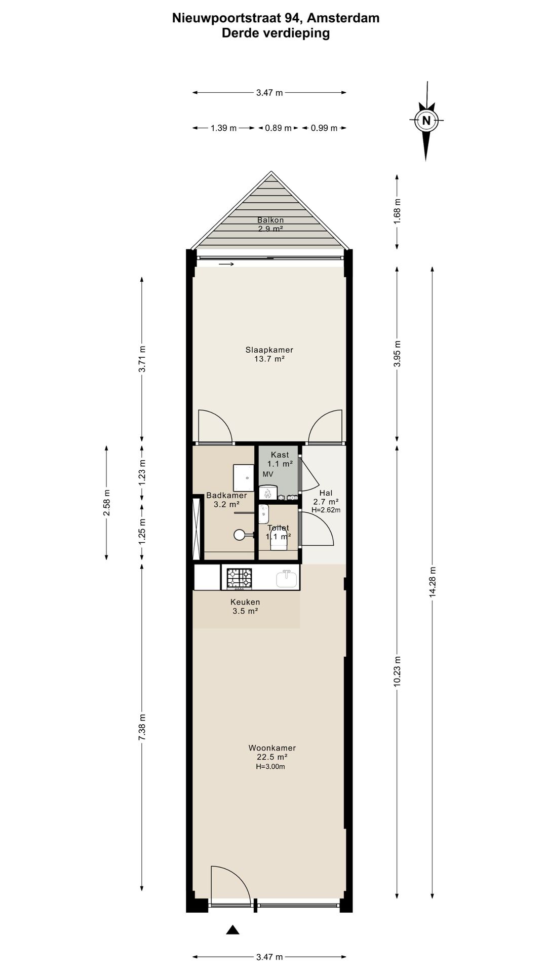 Foto 23 van Nieuwpoortstraat 94-C8