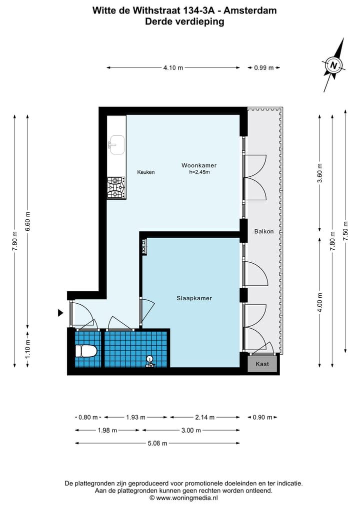 Foto 23 van Witte de Withstraat 134-A3