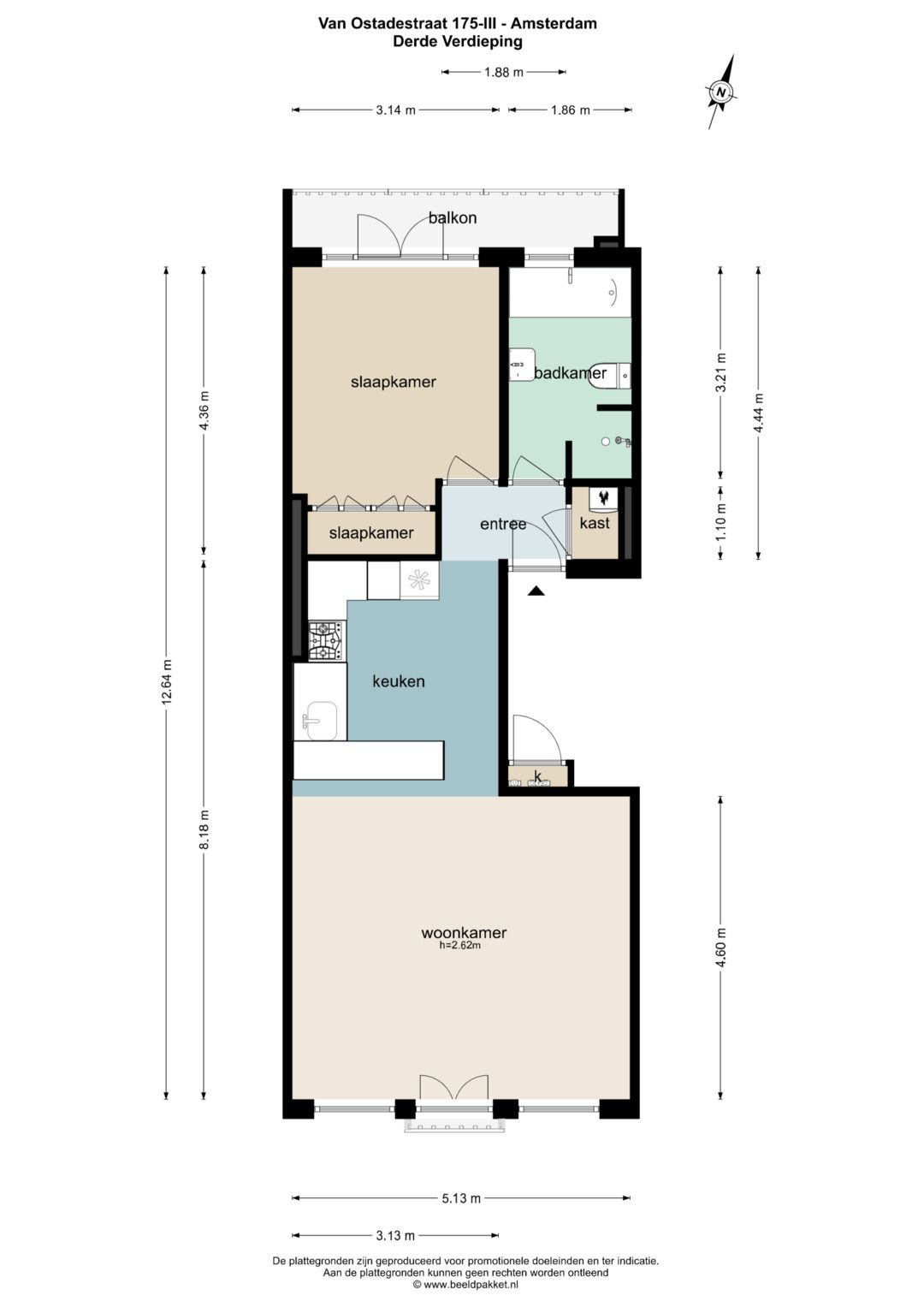 Foto 30 van Van Ostadestraat 175-3