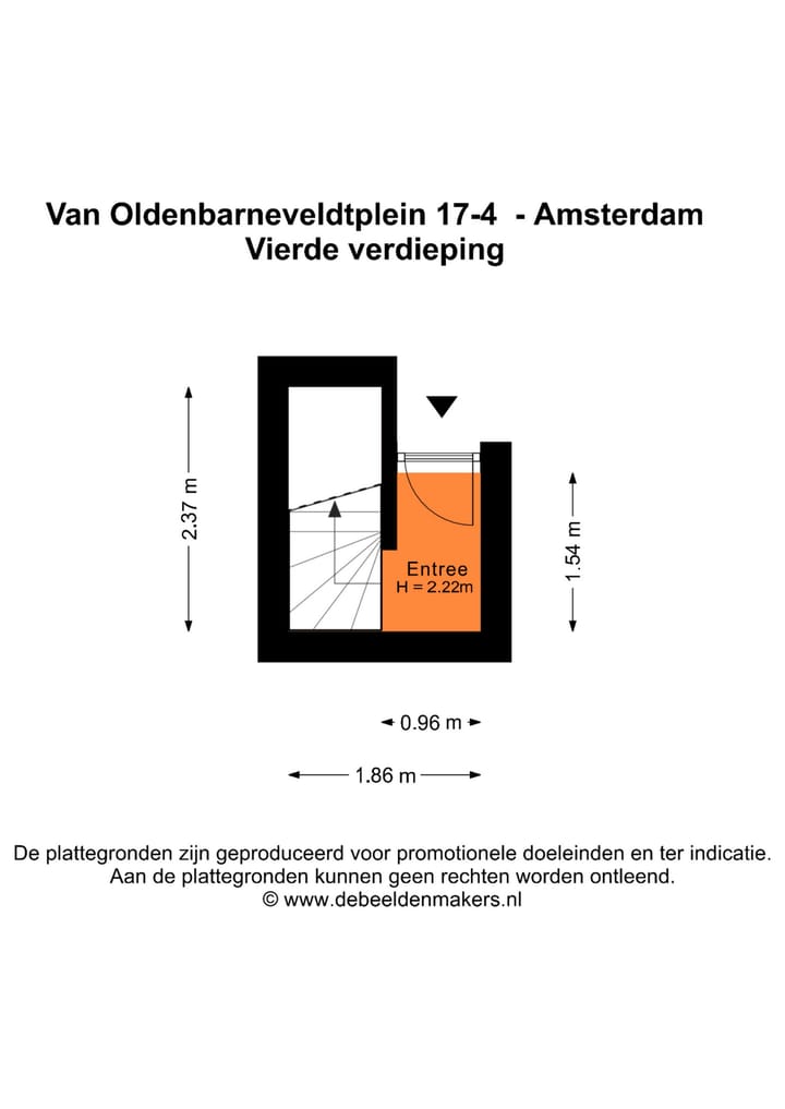 Foto 30 van Van Oldenbarneveldtplein 17-4