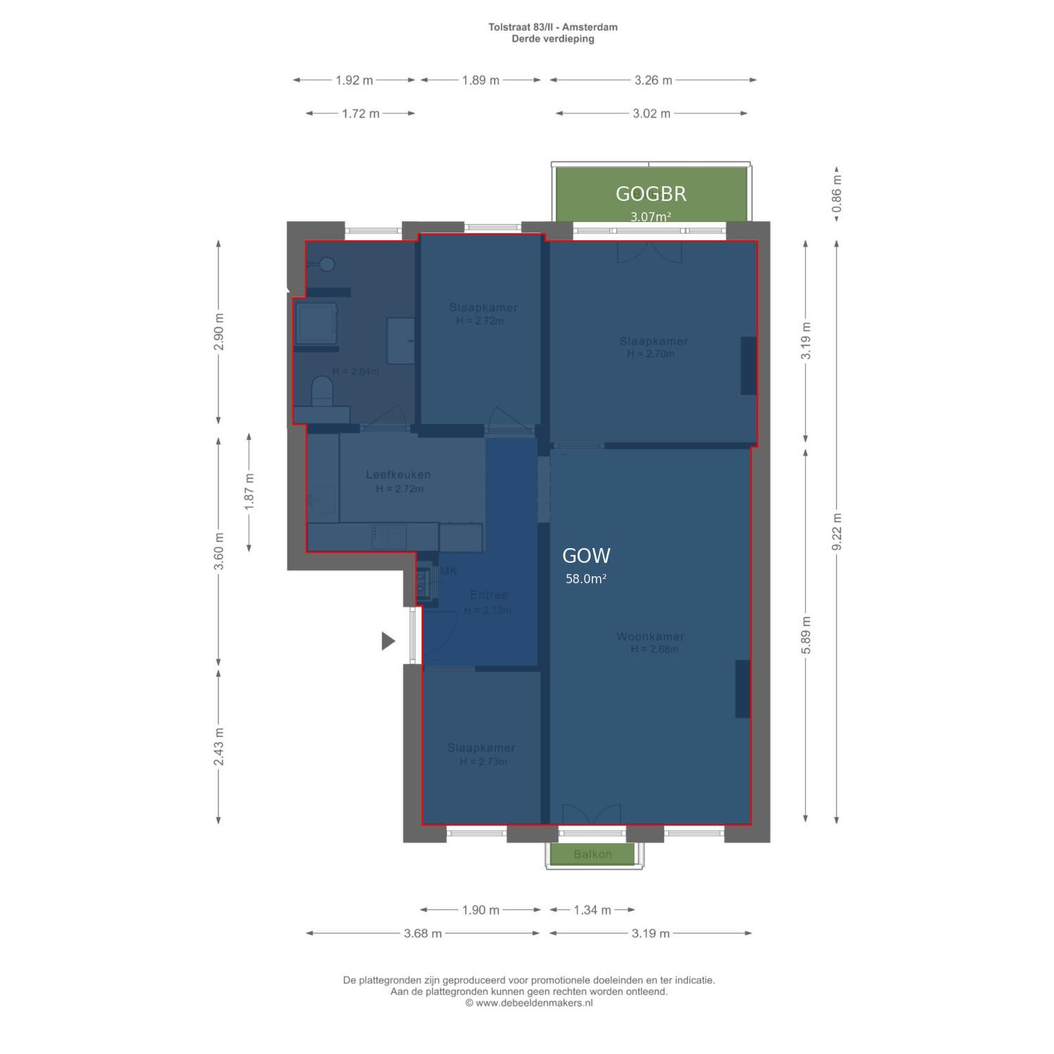 Foto 36 van Tolstraat 83-2