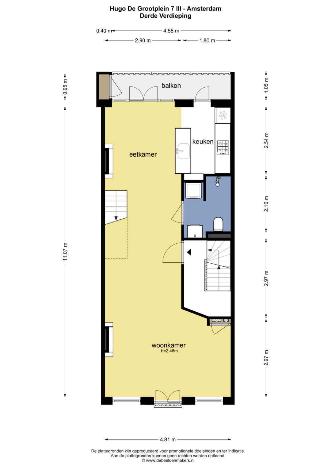 Foto 15 van Hugo de Grootplein 7-3