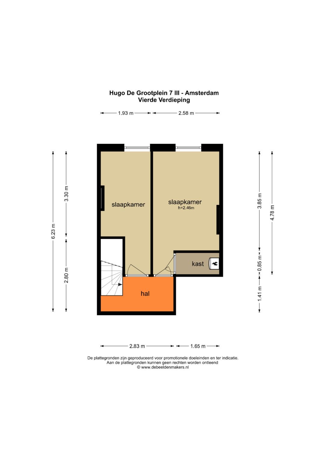 Foto 16 van Hugo de Grootplein 7-3