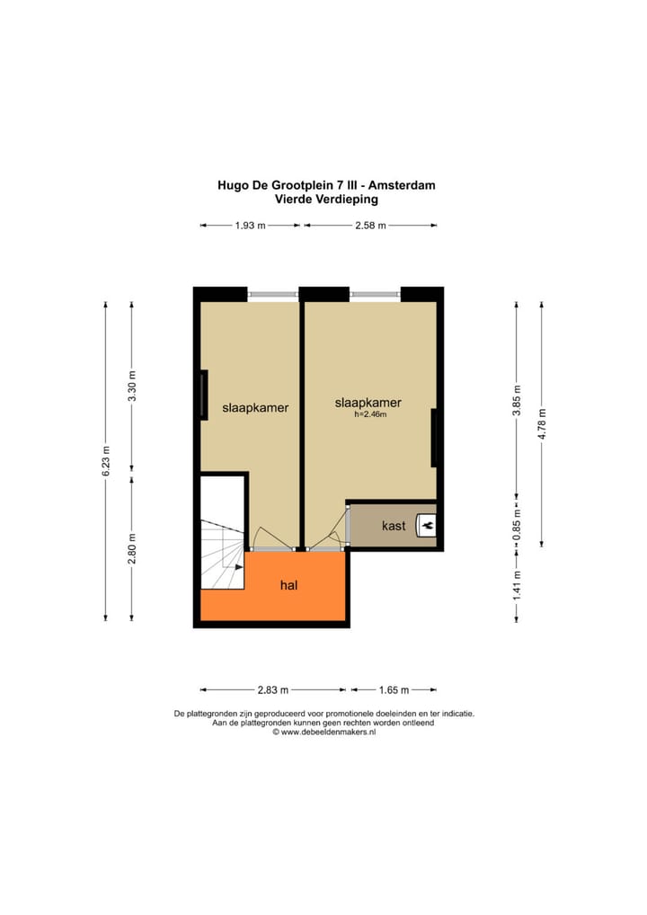 Foto 16 van Hugo de Grootplein 7-3