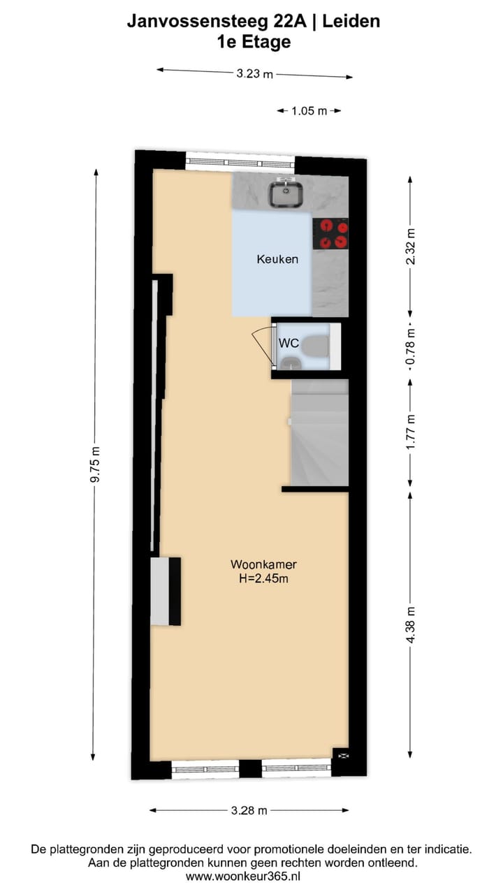 Foto 22 van Janvossensteeg 22-A