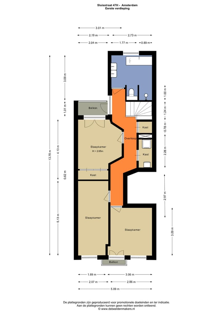 Foto 30 van Sluisstraat 47-H