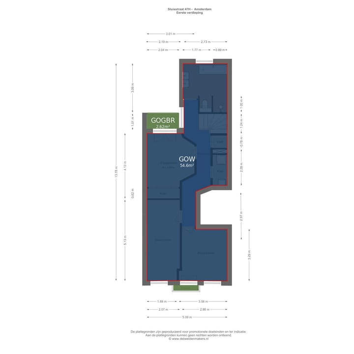 Foto 33 van Sluisstraat 47-H