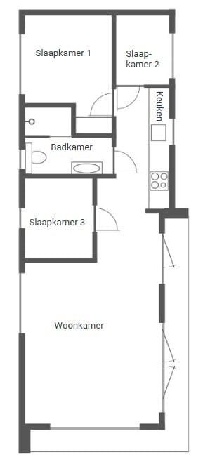 Foto 20 van Hermoesestraat 13 nr42-54