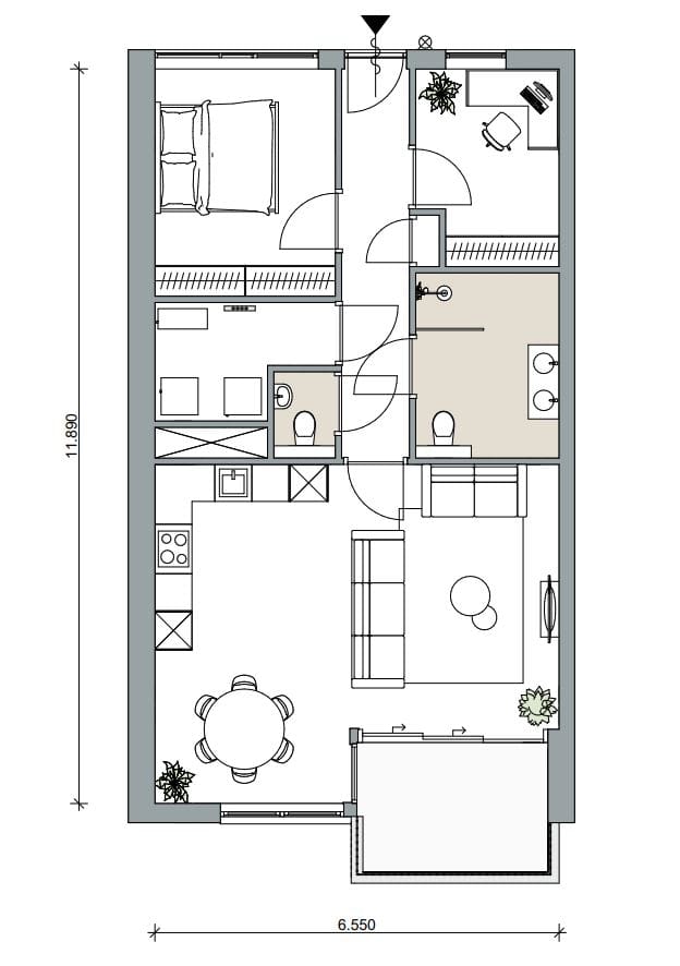 Foto 4 van Vleugelnoot (Bouwnr. 15)