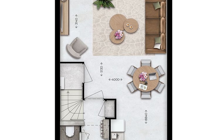 Foto 2 van Korenveld | Tussenwoning | Broodbakker (Bouwnr. 60)