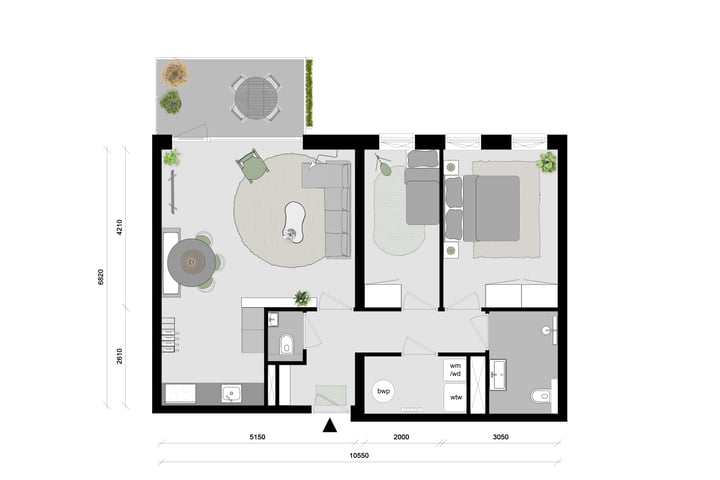 Foto 5 van Appartement 1B (Bouwnr. 19)