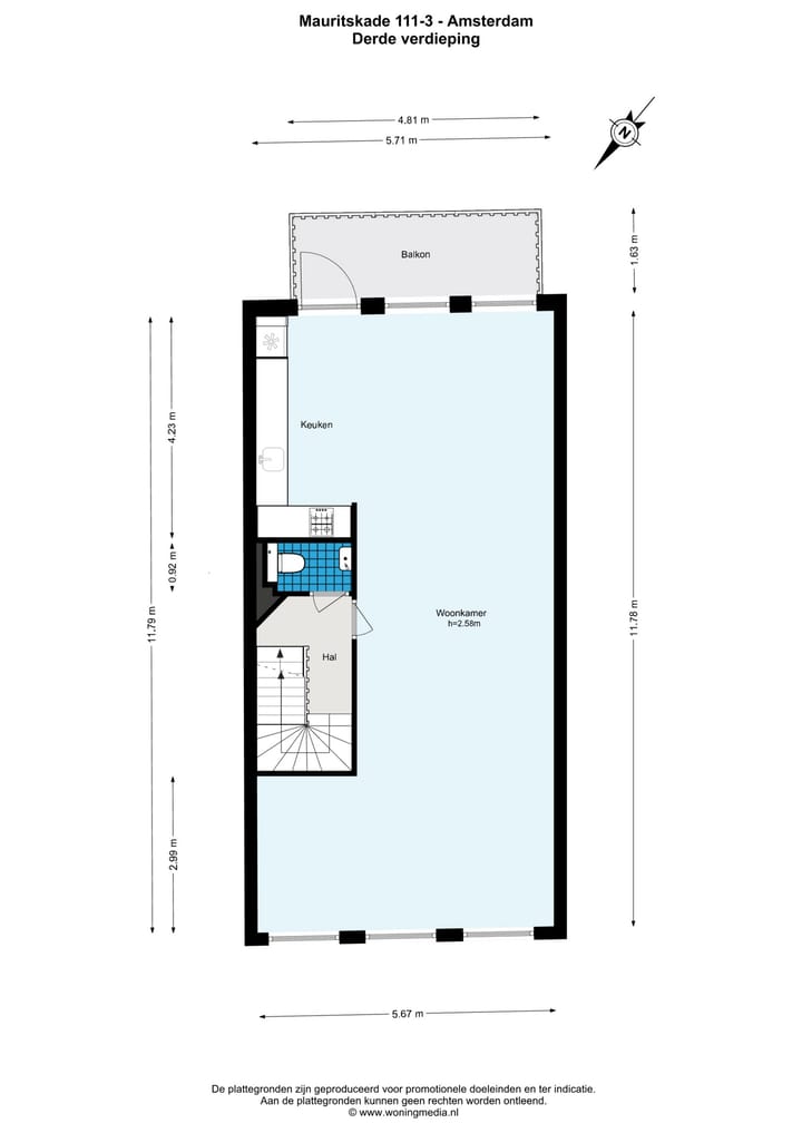 Foto 27 van Mauritskade 111-3