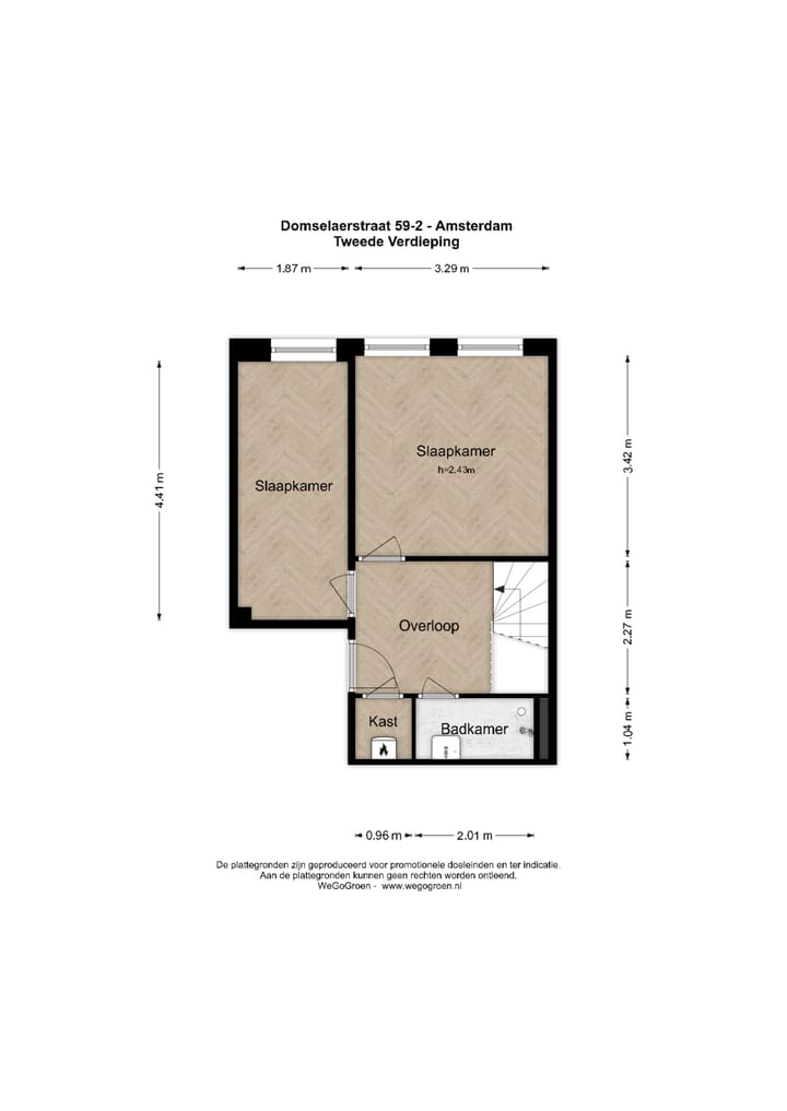 Foto 23 van Domselaerstraat 59-2