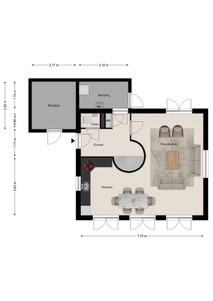Foto 30 van Westlangeweg 1-A106