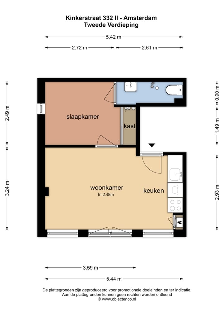 Foto 24 van Kinkerstraat 332-2