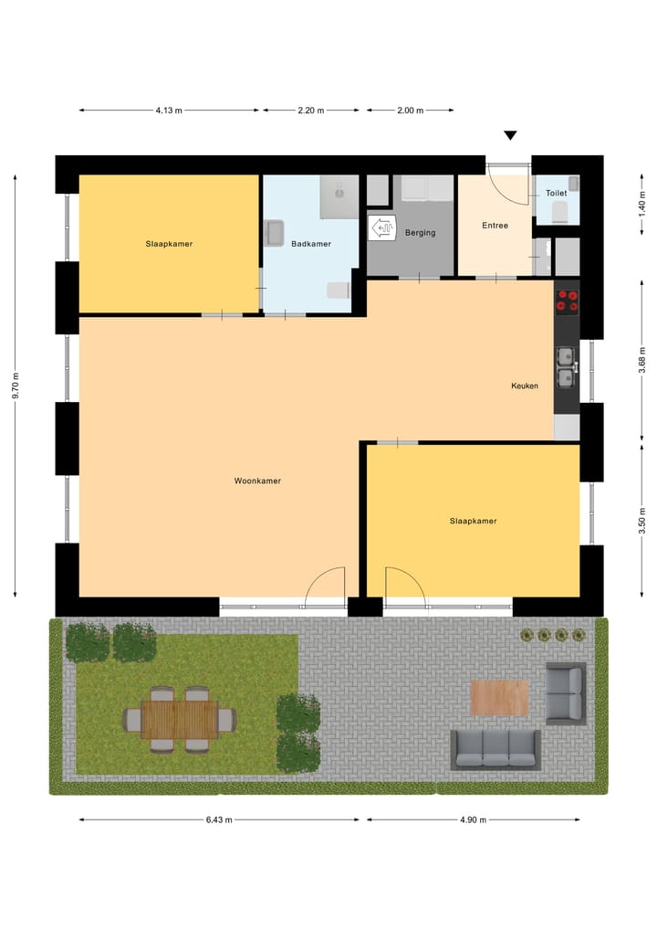 Appartement te koop: Kloosterlaan 62, Sas Van Gent
