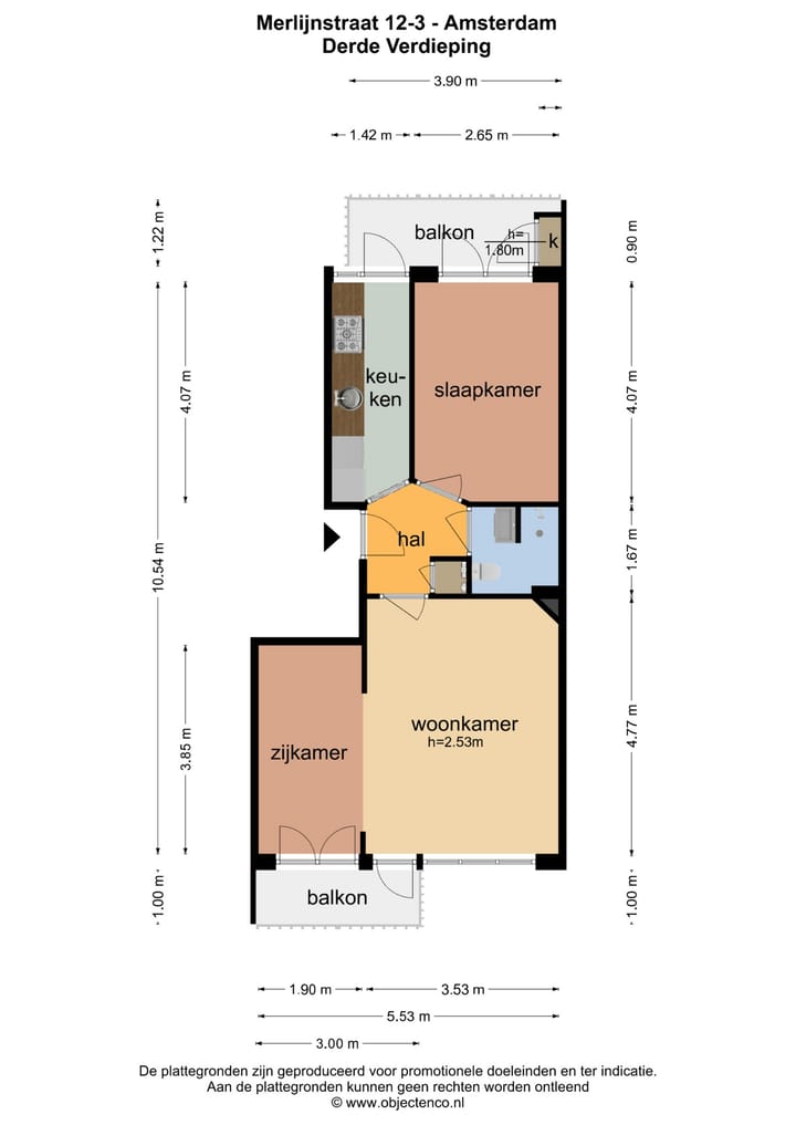 Foto 23 van Merlijnstraat 12-3