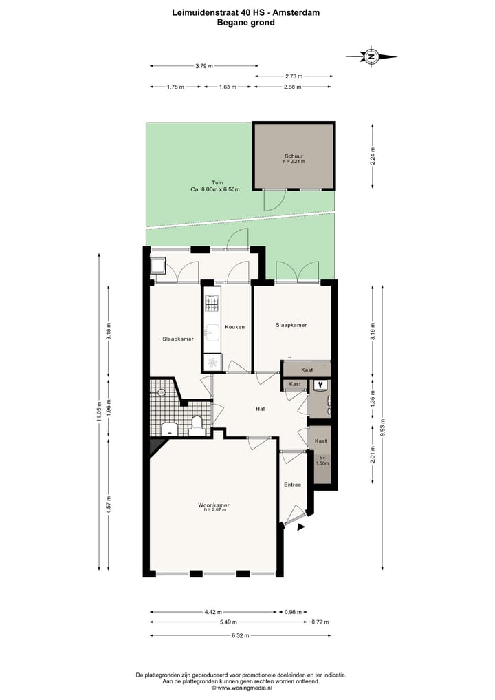 Foto 26 van Leimuidenstraat 40-H