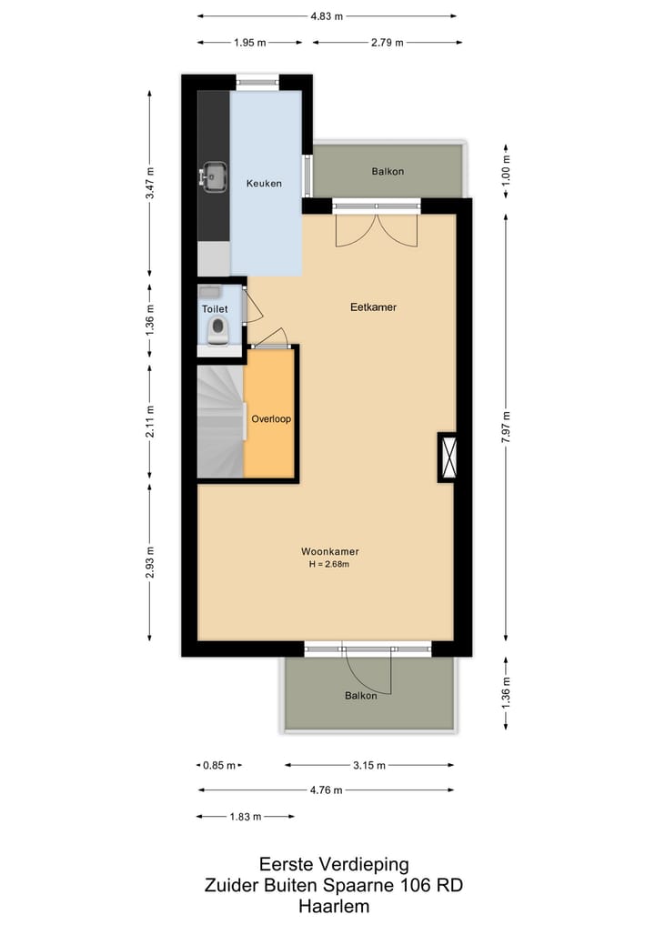 Foto 34 van Zuider Buiten Spaarne 106-RD